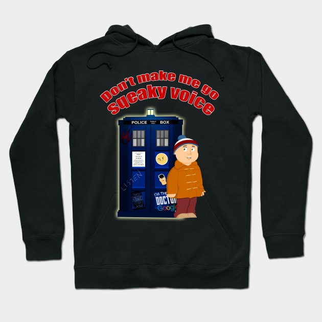 Nardole - Squeaky Voice Hoodie by scoffin